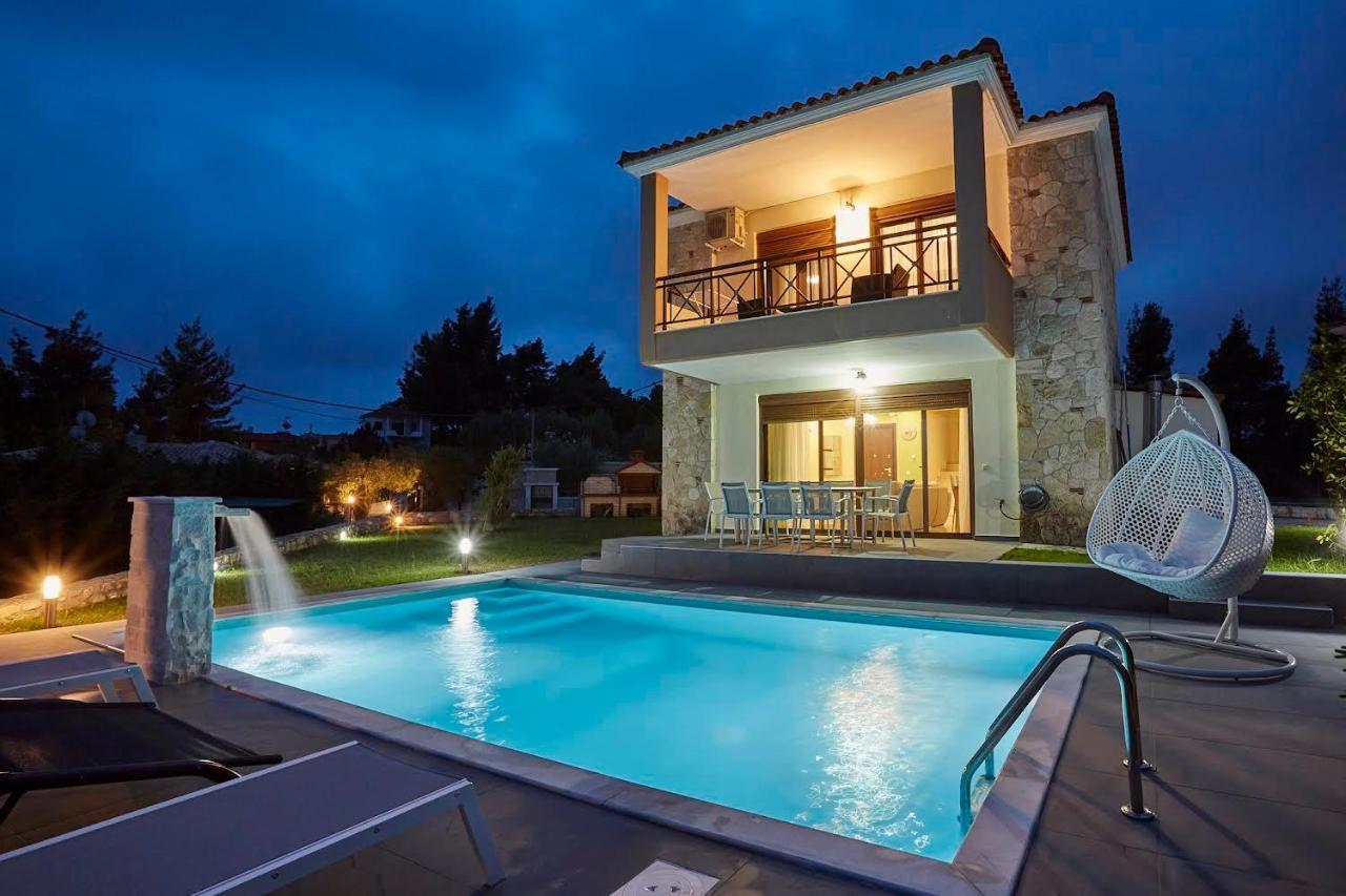 Earthy Boutique Luxurious House -Marble Luxury House Villa Paliouri Exterior foto