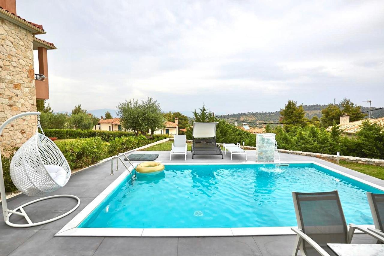 Earthy Boutique Luxurious House -Marble Luxury House Villa Paliouri Exterior foto