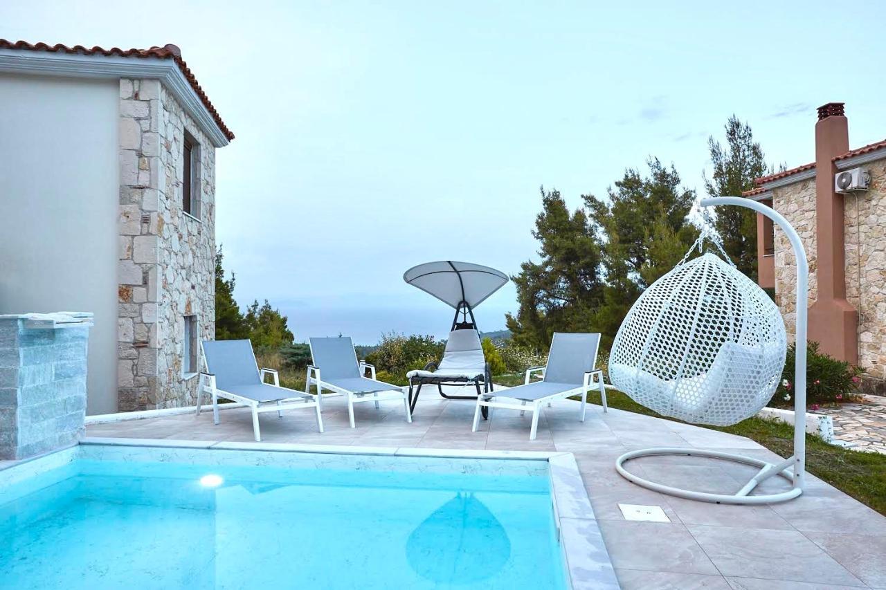 Earthy Boutique Luxurious House -Marble Luxury House Villa Paliouri Exterior foto